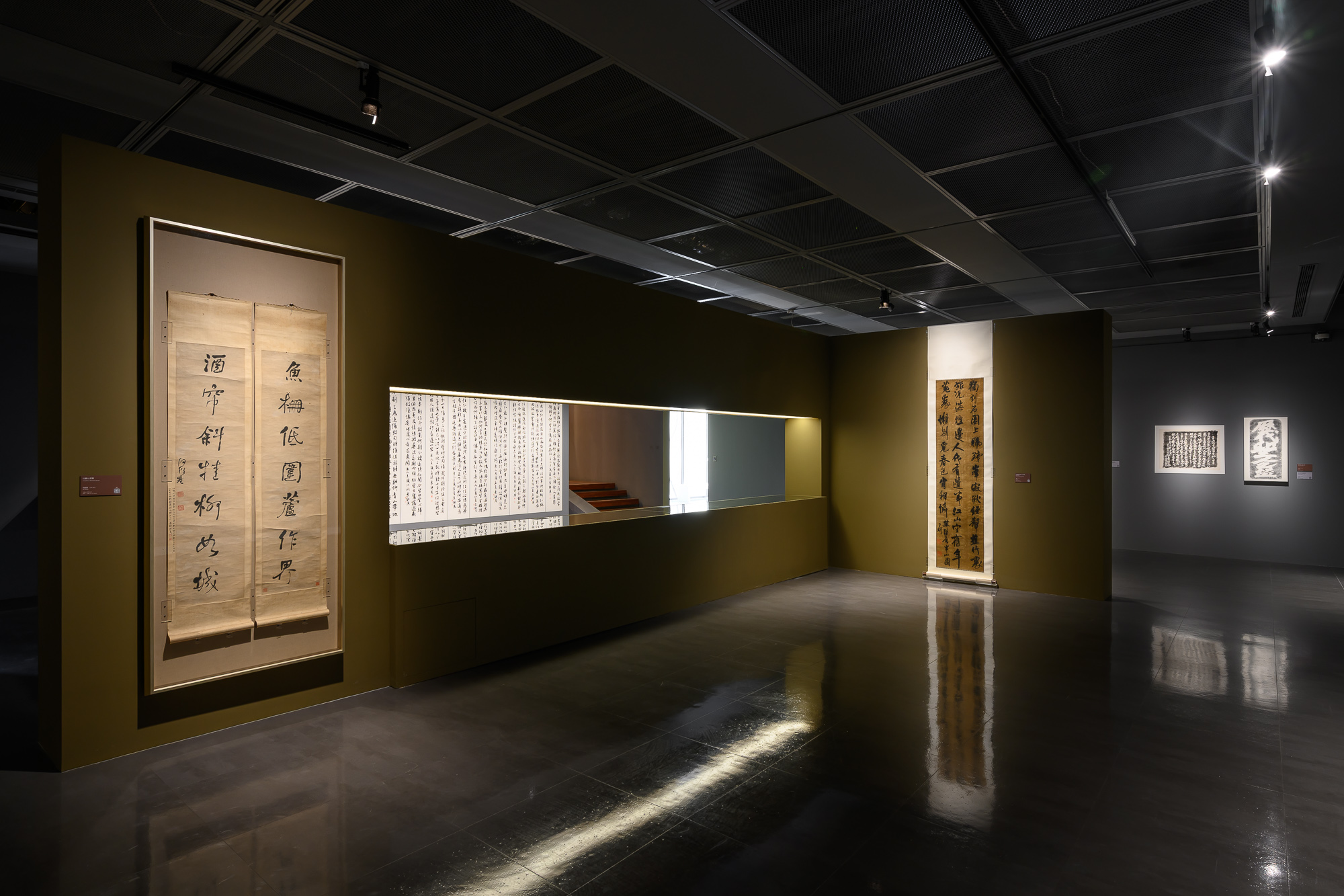 圖5 2025橫山書藝雙年展王鐸作品展出。攝影／ANPIS FOTO王世邦，圖片提供／桃園市立美術館。