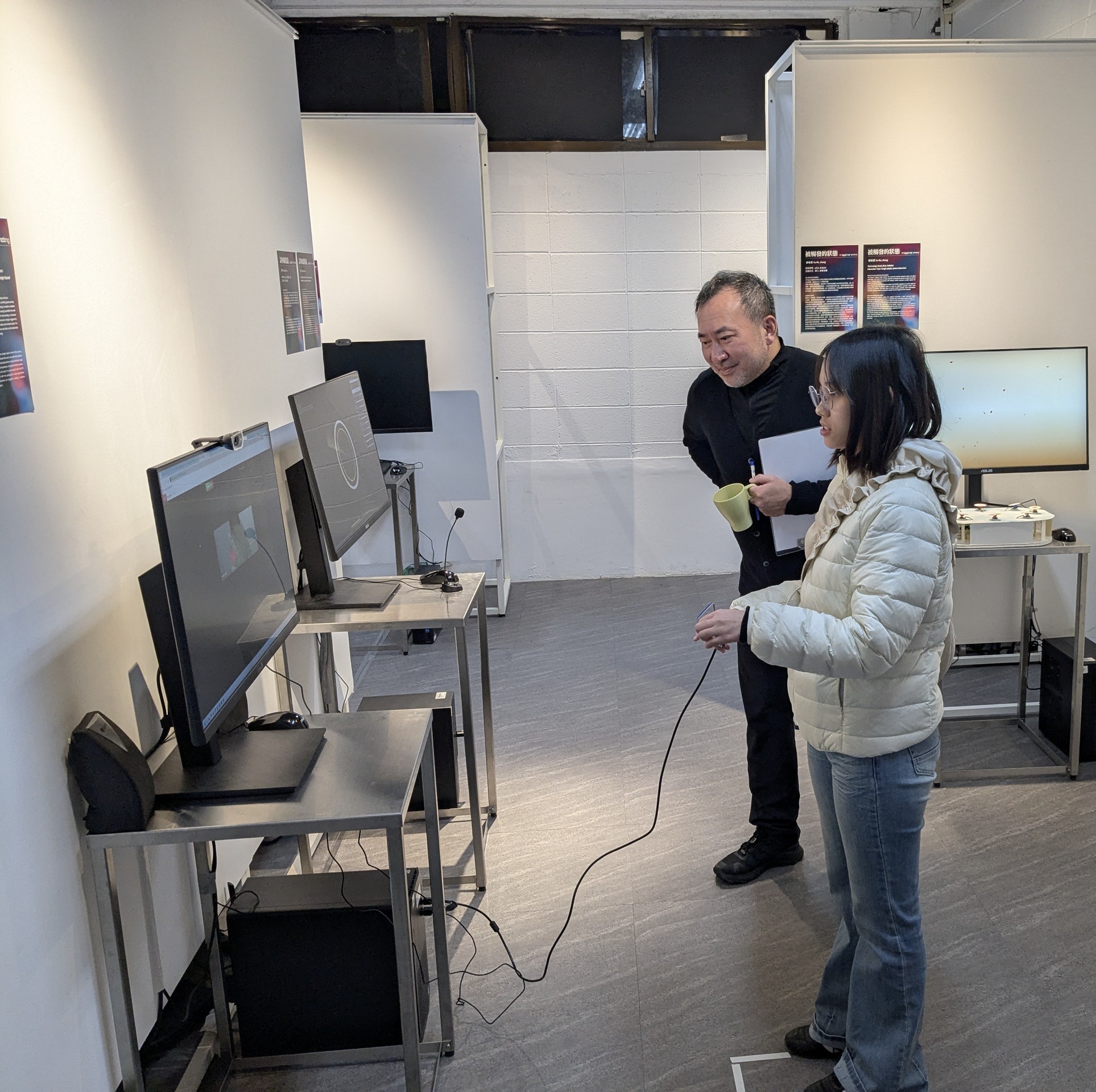 圖三師生作品互動