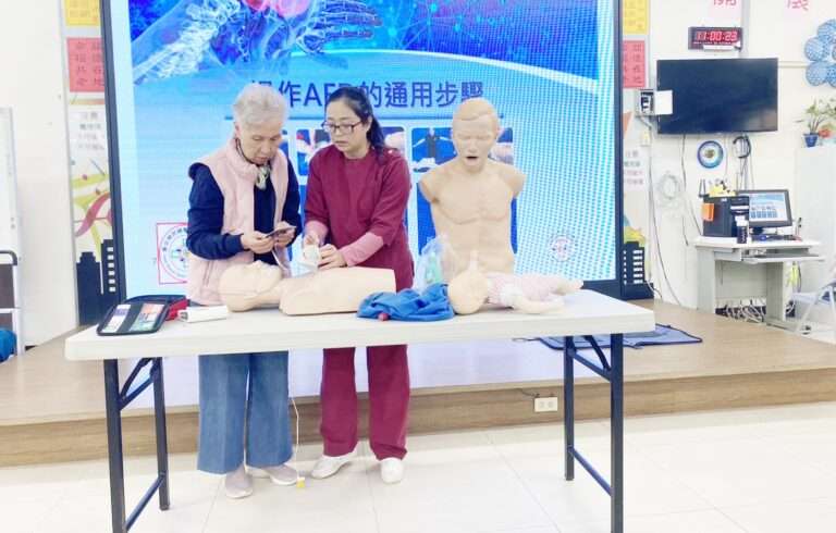 守護冬日健康！北榮桃分院深入社區 傳授長輩「黃金4分鐘」救命術