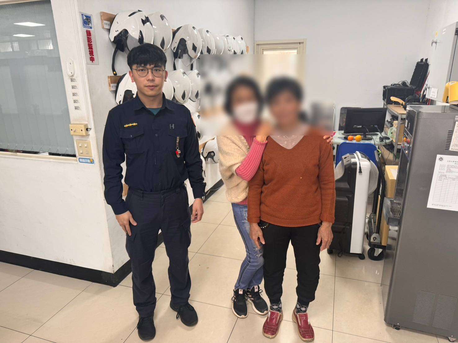 年節採買不慎走失 平鎮警助7旬老婦平安返家