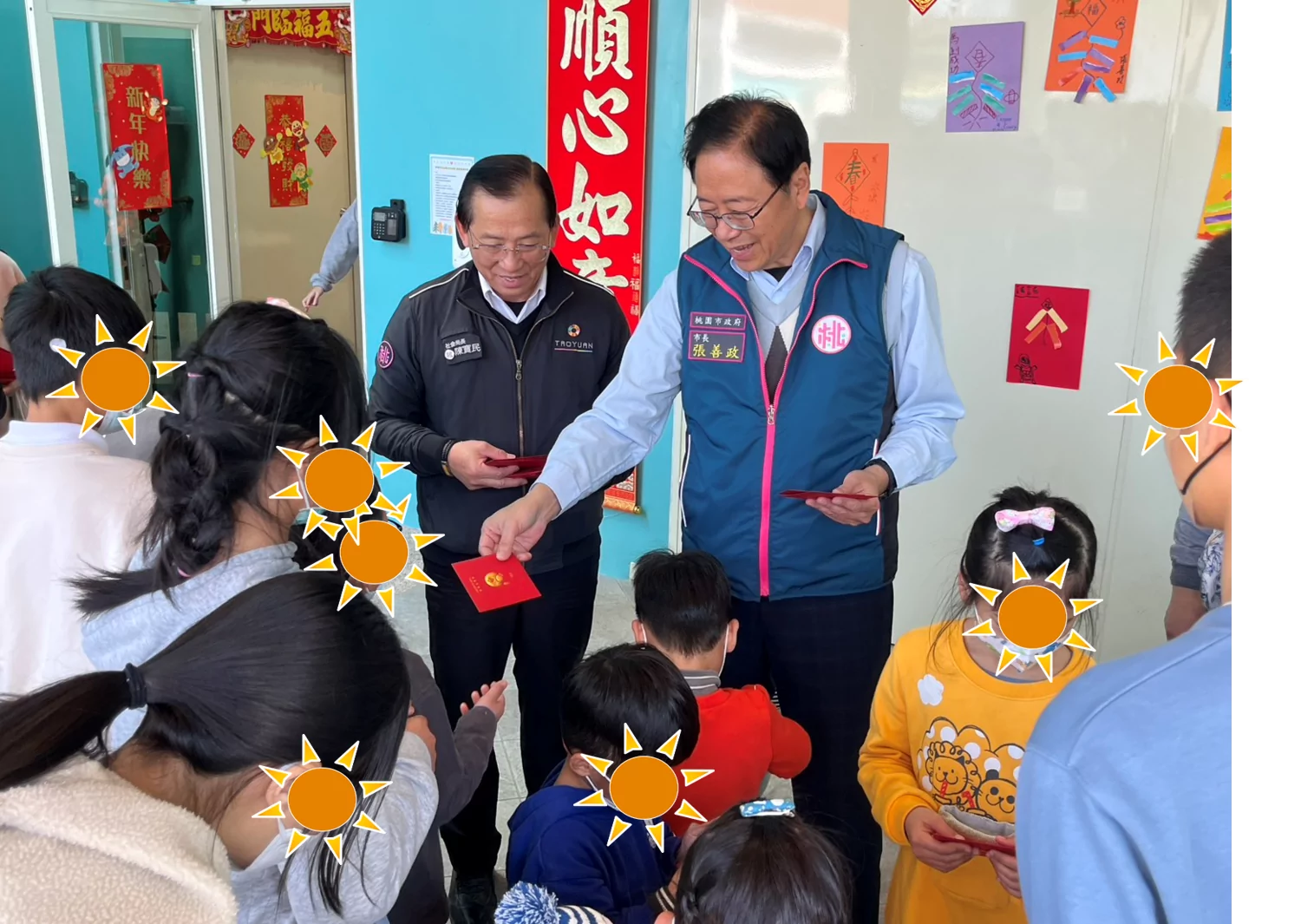 張善政赴兒少安置機構發福袋 感謝第一線用心陪伴孩子成長 S 132227140