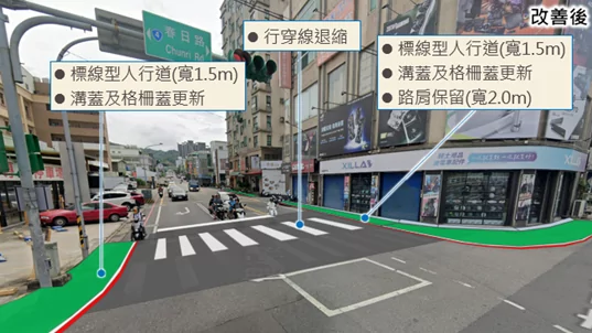 串聯兩大商圈!桃園健行路人本環境升級 220天打造全齡無障礙空間 串聯兩大商圈!桃園健行路人本環境升級 220天打造全齡無障礙空間