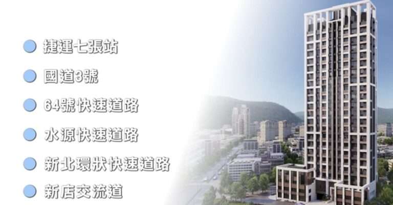 捷運七張站走路2分鐘　友座明明德機能到位