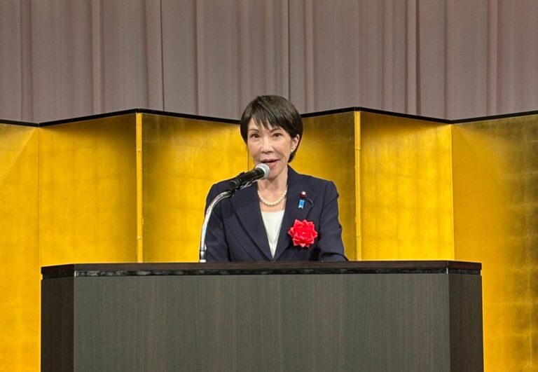 高市早苗談相撲禁令　表態尊重傳統不踏擂臺頒獎