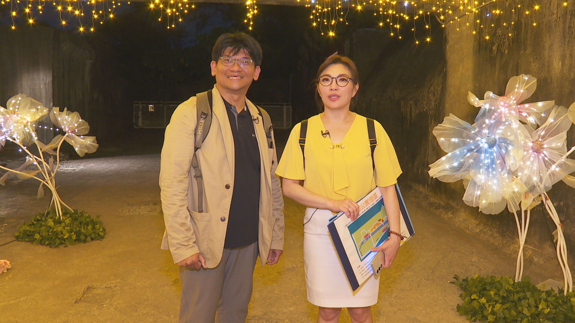 南台灣粉絲太暖!吳安琪、林俊宏屏東燈節直播 土魠魚羹驚喜送達感動全場