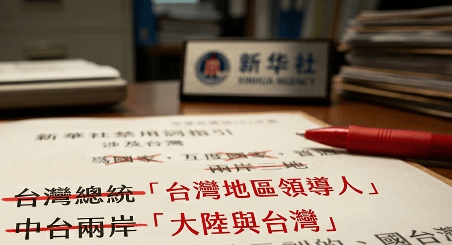 新華社緊縮涉台用語 廢除「兩岸三地」、「中台」落實去國家化