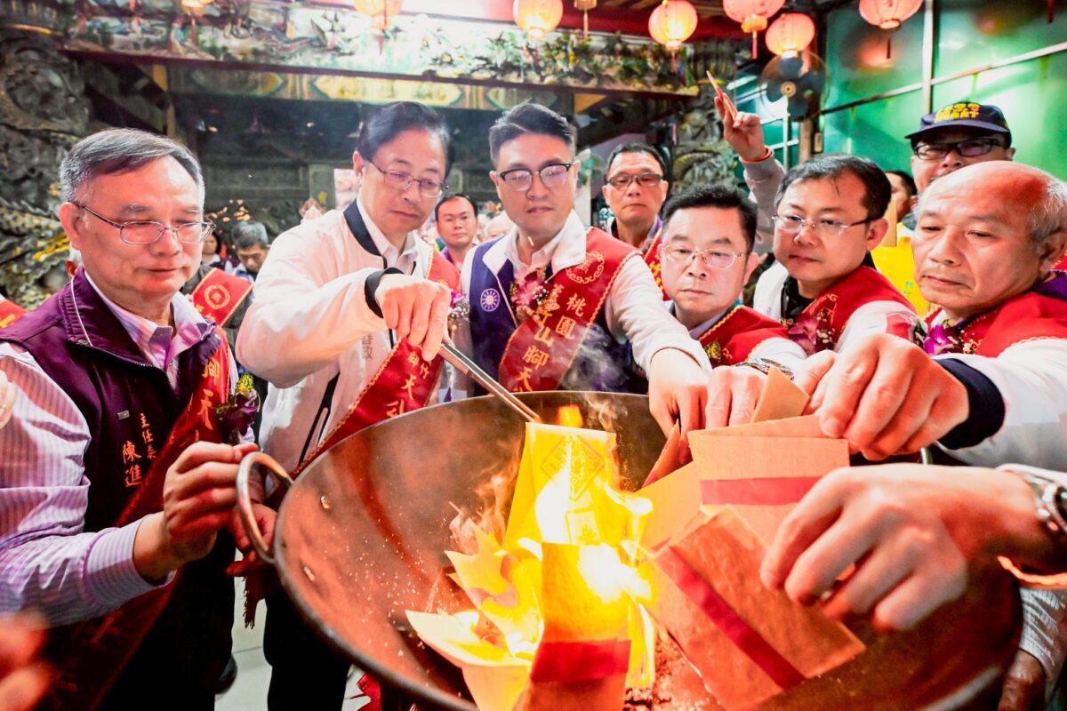 蘆竹山腳天公廟玉皇上帝聖壽慶典登場 張善政祈求民眾平安健康 ecb0c8f5 d905 4941 8e5b 7460a4b0bf25