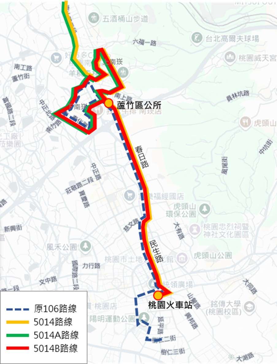 桃園106公車走入歷史!這天起5014路線增開支線、增班接棒 messageImage 1772007810685