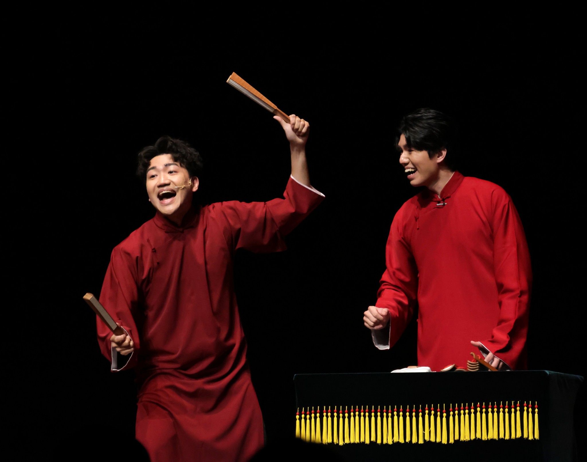 本次邀請桃園傑出演藝團隊 沐寧相聲說演坊帶來賀歲演出 0