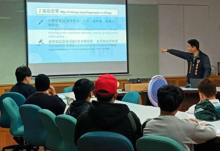 蘆竹警前進工廠犯罪預防宣導 強化移工法令觀念守護權益