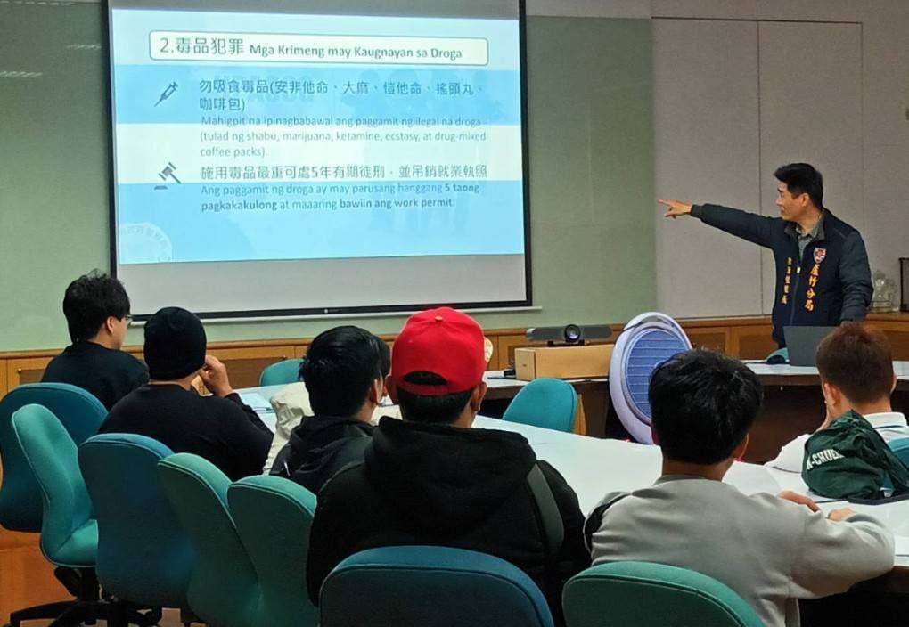 蘆竹警前進工廠犯罪預防宣導 強化移工法令觀念守護權益