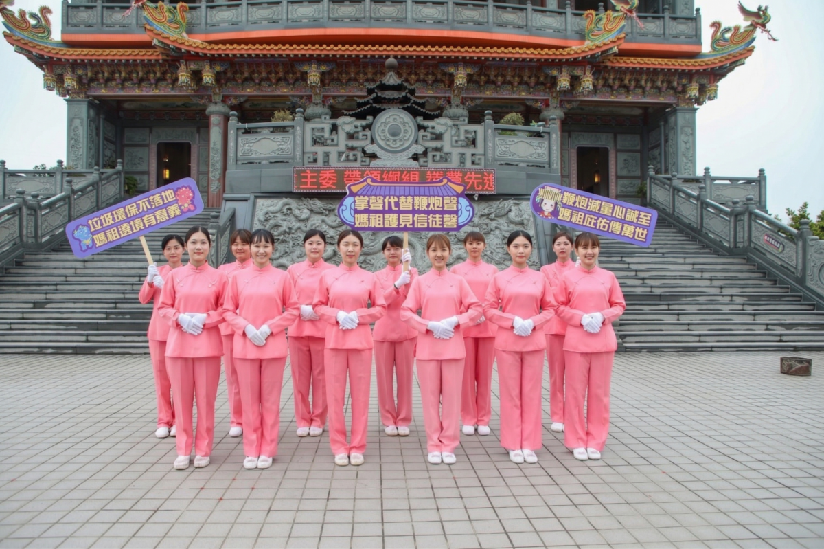 轉型典範!桃園龍德宮南巡遶境推環保 放電子鞭炮、垃圾不落地 Gemini Generated Image q446x8q446x8q446 clean 0