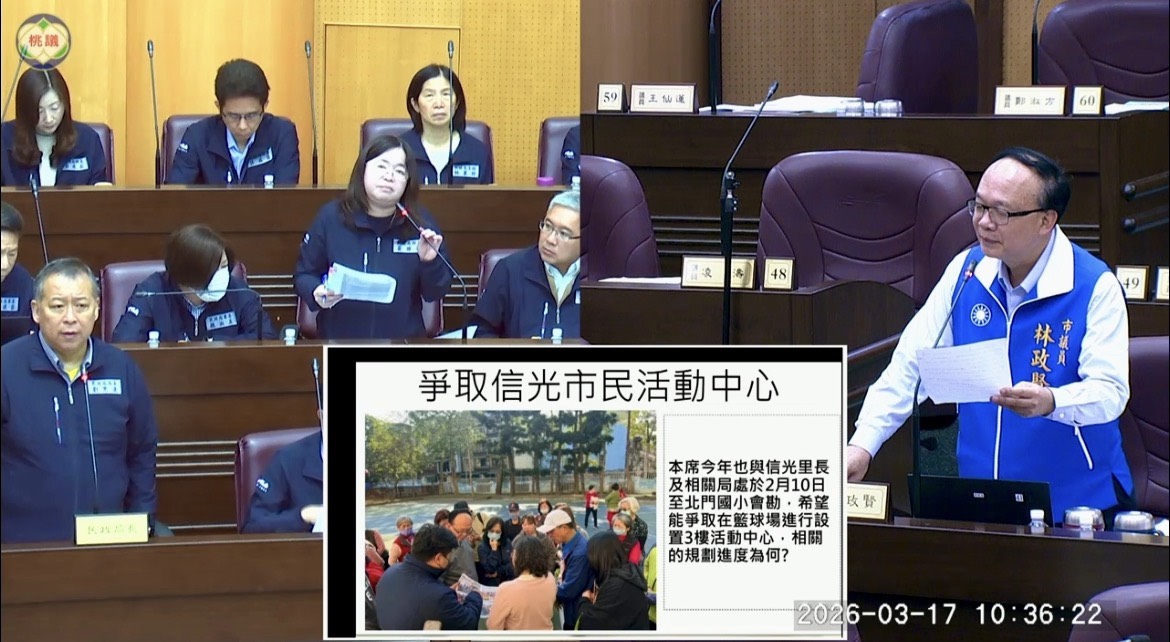 林政賢爭取桃園「這里」增設活動中心 民政局回應了 S 141328402 0