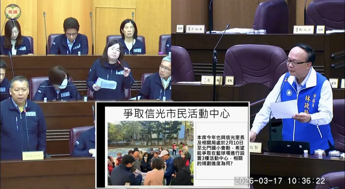 林政賢爭取桃園「這里」增設活動中心 民政局回應了 林政賢爭取桃園「這里」增設活動中心 民政局回應了