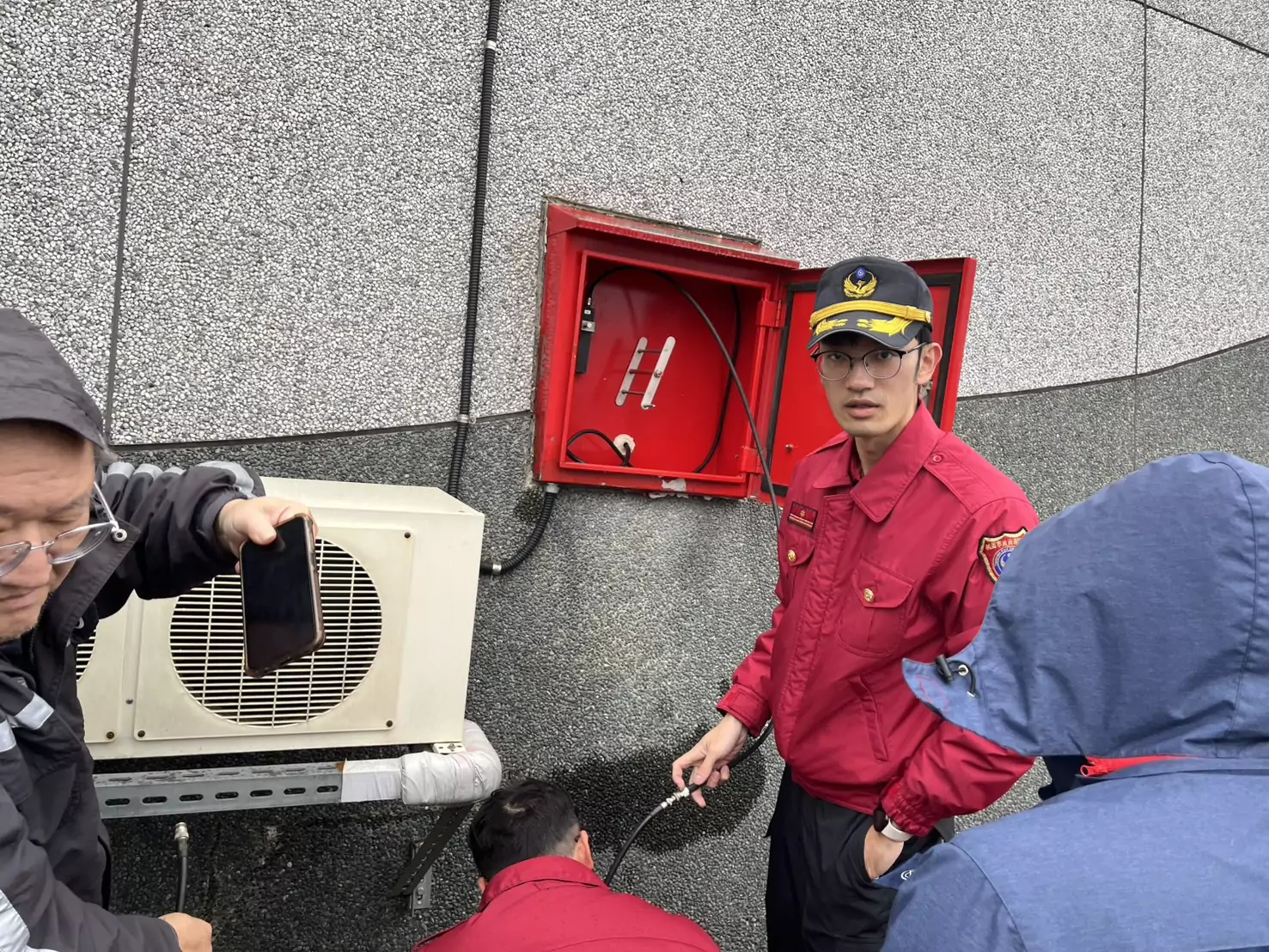 守護桃捷站內安全!竹圍消防分隊測繪通訊死角 鞏固救災防線 守護桃捷站內安全!竹圍消防分隊測繪通訊死角 鞏固救災防線