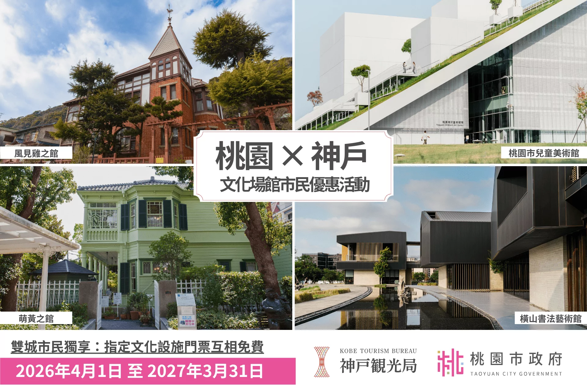 桃園人專屬好康!出示市民卡APP 免費參觀日本神戶這些景點 S 18505745 0