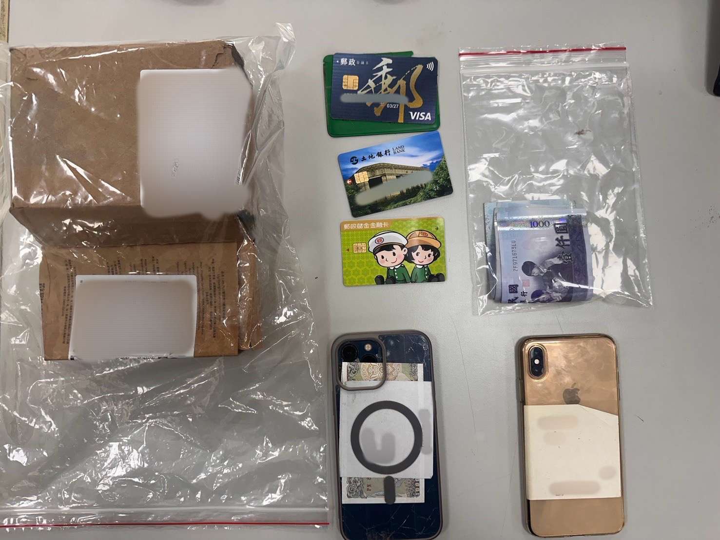 車手領「卡片包裹」遭機警店員通報 警40分鐘逮2移工阻詐