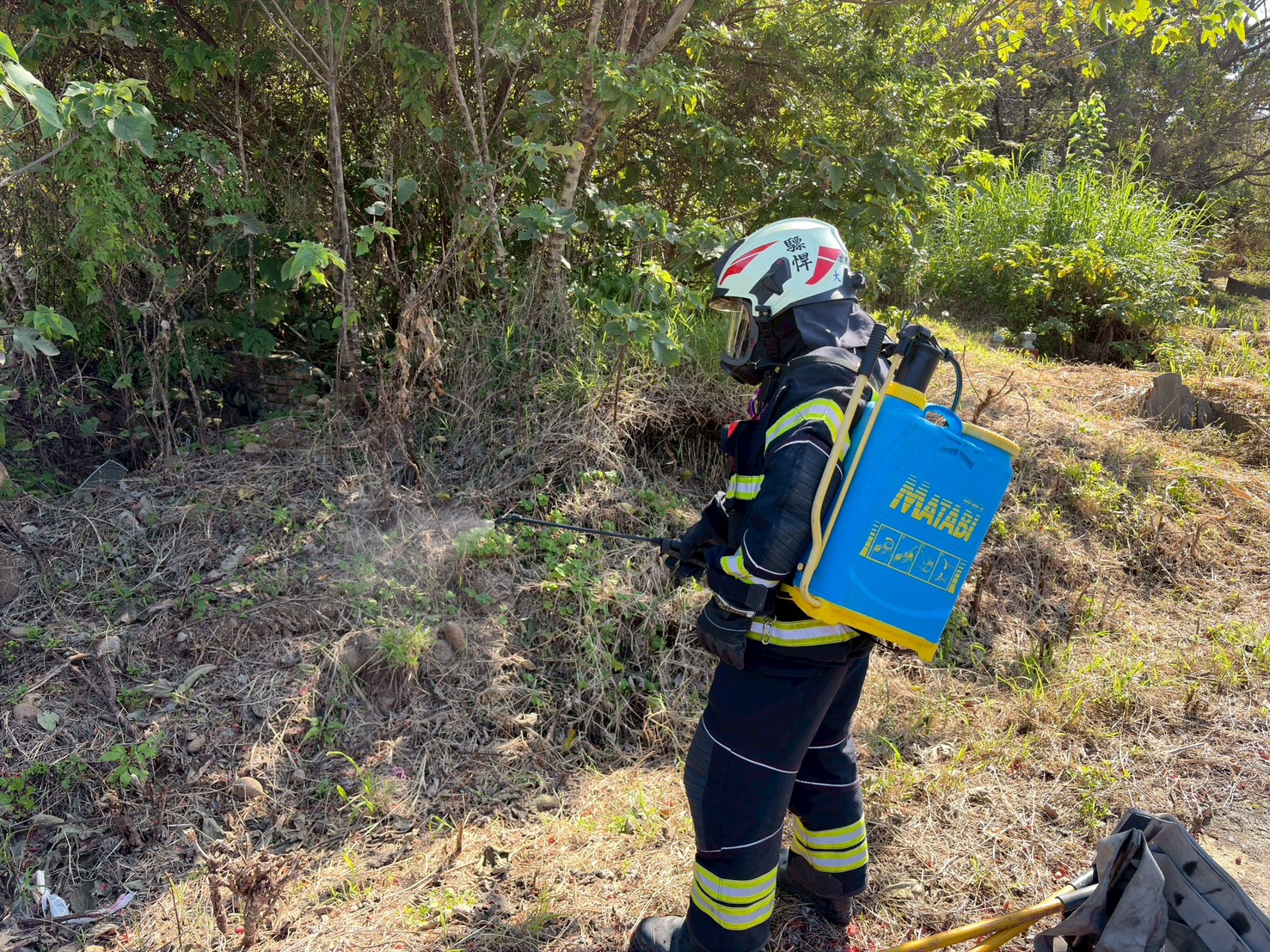 桃市大竹消防前進公墓 火災演練強化祭祖安全 S 3719272 0