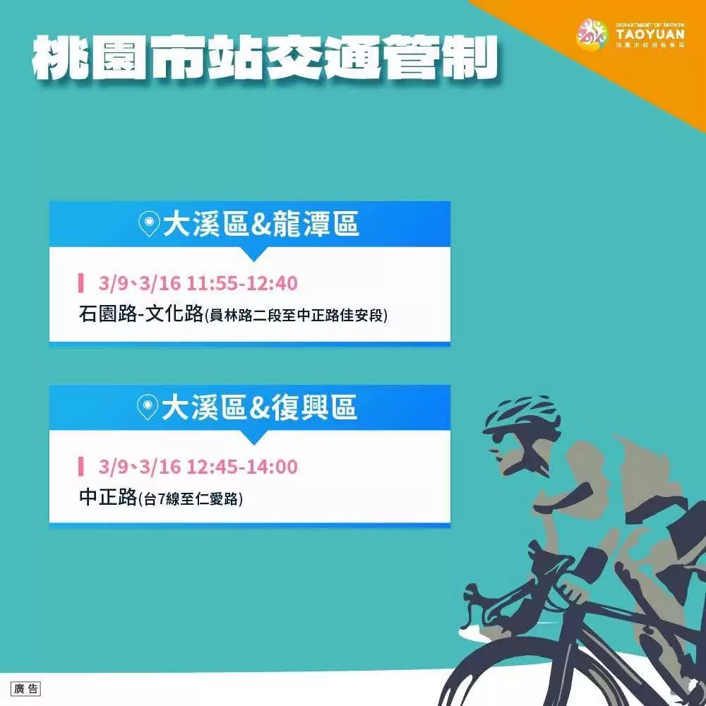 國際自由車環台賽3/16桃園登場 桃警超前部署演練交管 S 51519501 0