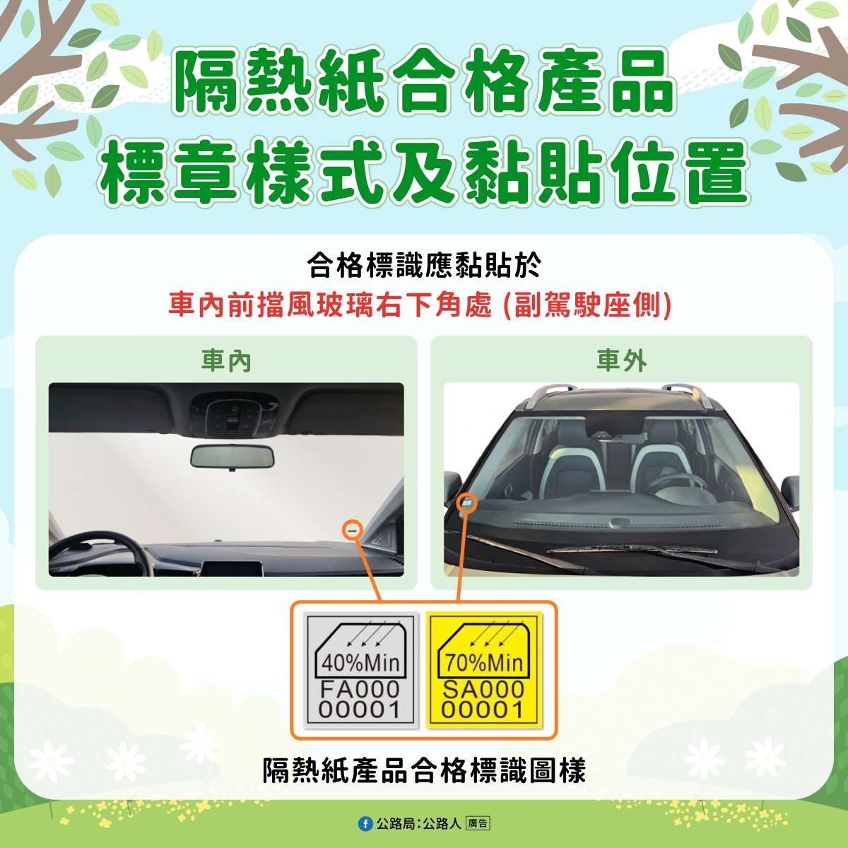 汽車隔熱紙納管新制上路 中壢監理站提醒這些事 S 67731532 0