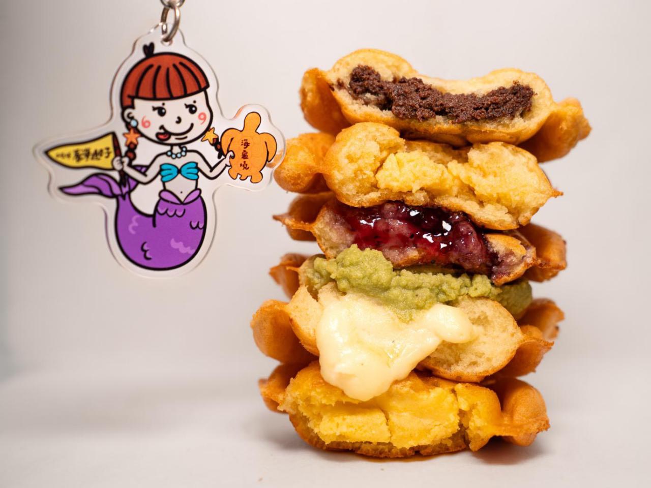 小琉球美食景點新寵!可愛雞蛋糕餡料爆棚成親子旅遊必吃 S 72818700 0