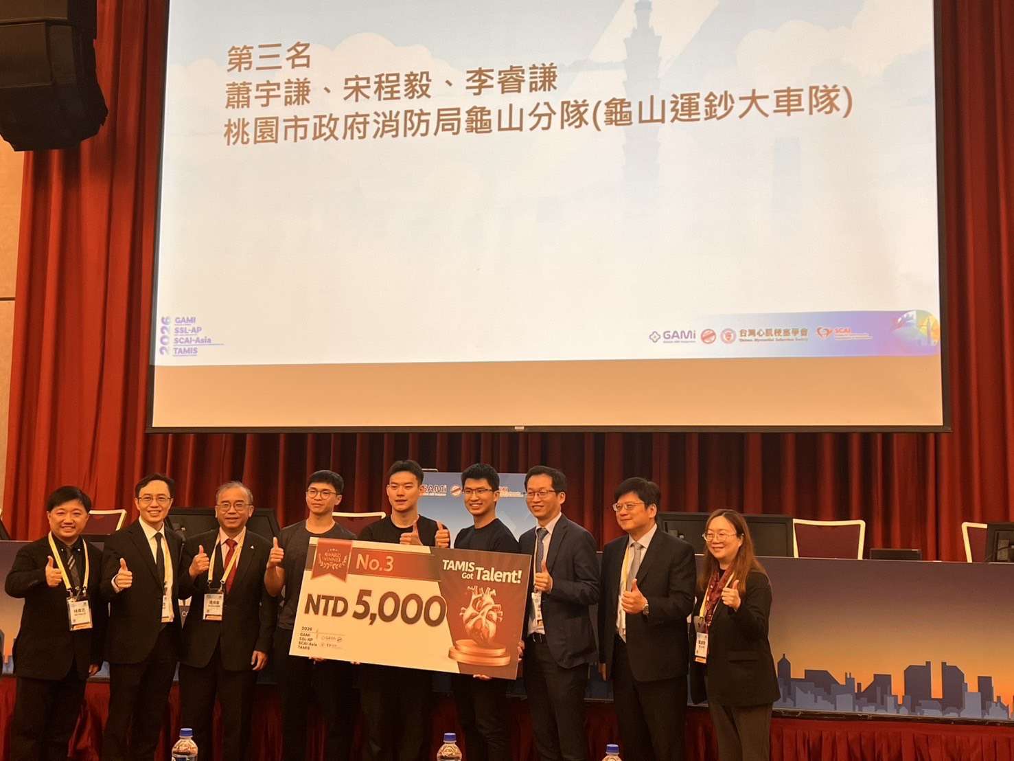 救護不輸醫師!龜山消防挺過7關、奪全台心肌梗塞救護戰季軍