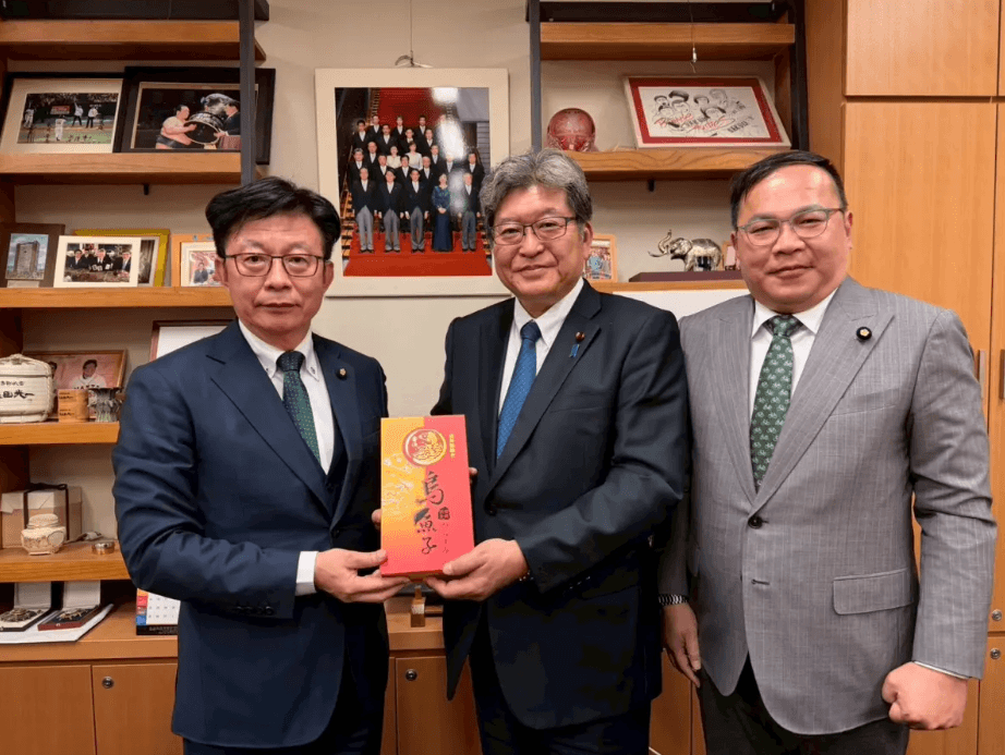 郭國文、王義川拜會自民黨 談WBC有這共識:期待大谷翔平球技