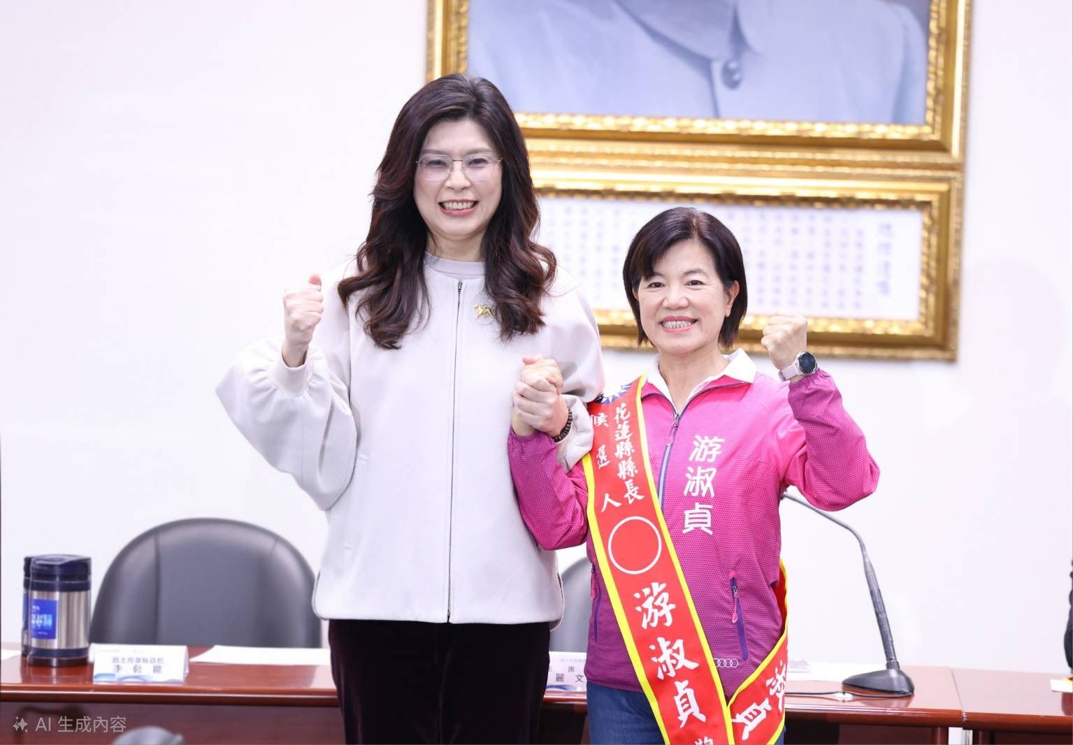 藍營花蓮縣長候選人游淑貞火車站造勢? 陳培瑜質疑恐違法