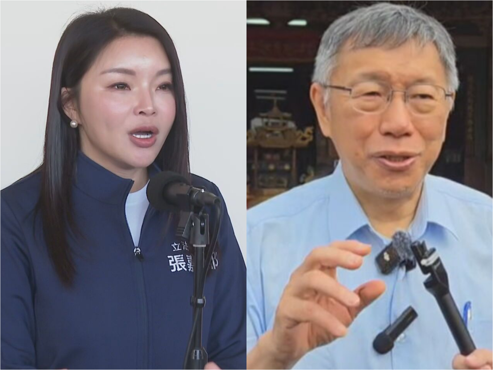 柯文哲雲林參拜喊「咱的新縣長」 張嘉郡盼藍白合遍地開花 柯文哲雲林參拜喊「咱的新縣長」 張嘉郡盼藍白合遍地開花