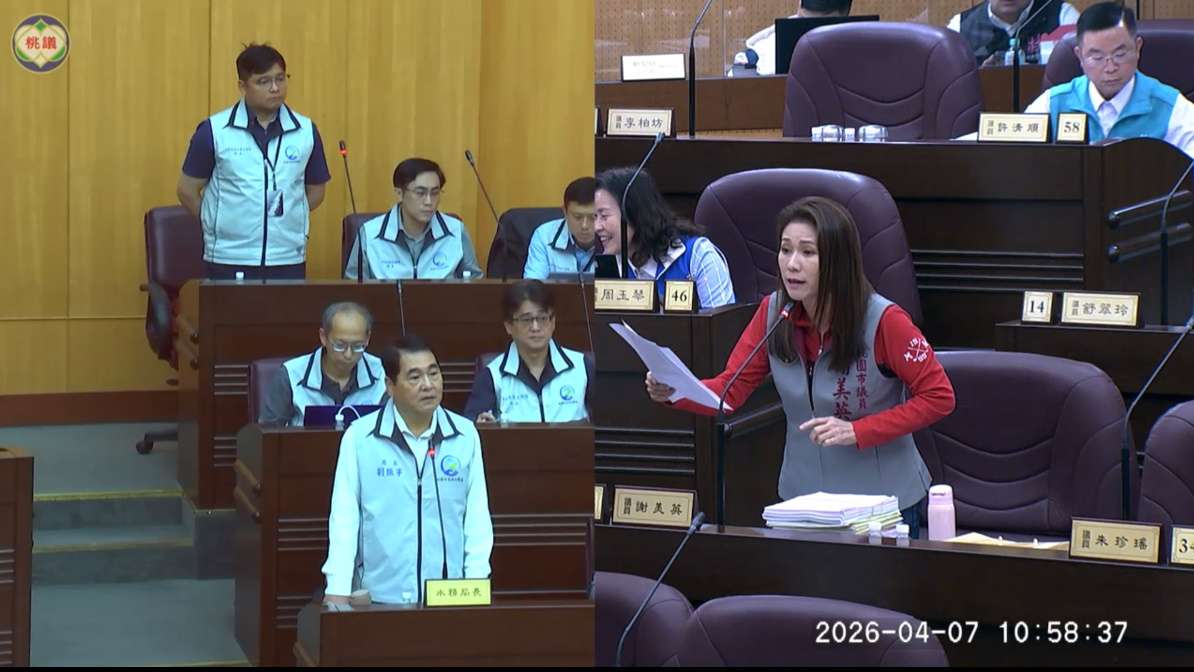 謝美英批桃園再生水政策重工輕農 籲用實質管線支持農業 1