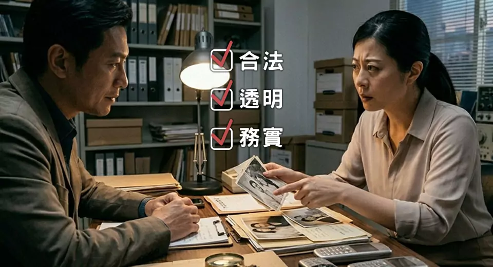 搜尋「徵信社」前先停一下 專家揭3個判斷關鍵:越急越要慢一點 122 5
