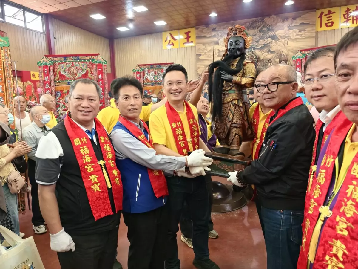 竹圍福海宮輔信王公庇佑在地百年 蘇俊賓承諾開發兼顧文化保存 1665810