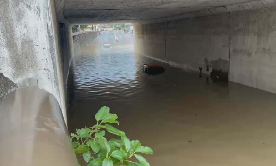 苗栗大雨釀淹水!網傳「人工造雨害的」 水利署駁斥 苗栗大雨釀淹水!網傳「人工造雨害的」 水利署駁斥