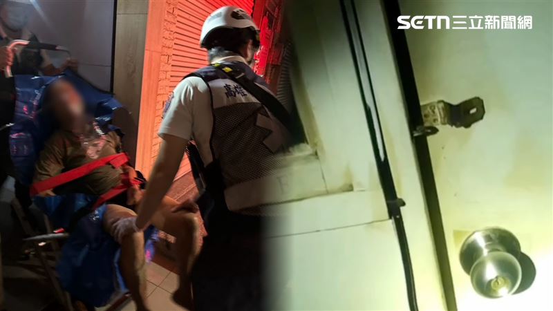 好險有妳!女機警報案 警破門救出倒地中風友人:被痰噎住差點沒命 好險有妳!女機警報案 警破門救出倒地中風友人:被痰噎住差點沒命