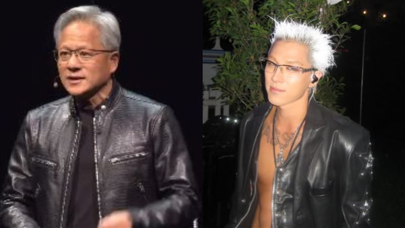 太陽Coachella造型撞臉黃仁勳!白髮皮衣神還原釣出本人留言 太陽Coachella造型撞臉黃仁勳!白髮皮衣神還原釣出本人留言