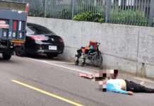 內壢驚悚車禍!印尼看護推輪椅嬤散步 遭小貨車撞飛 內壢驚悚車禍!印尼看護推輪椅嬤散步 遭小貨車撞飛