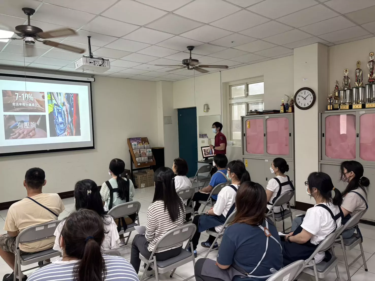 守護住民安全!青埔消防攜手誠信愛心家園 強化職員急救能力 守護住民安全!青埔消防攜手誠信愛心家園 強化職員急救能力
