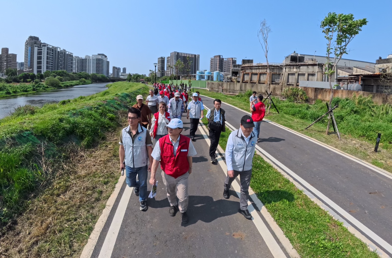 桃園老街溪右岸護岸及水防道路完工 打造智慧防災典範 S 37249155