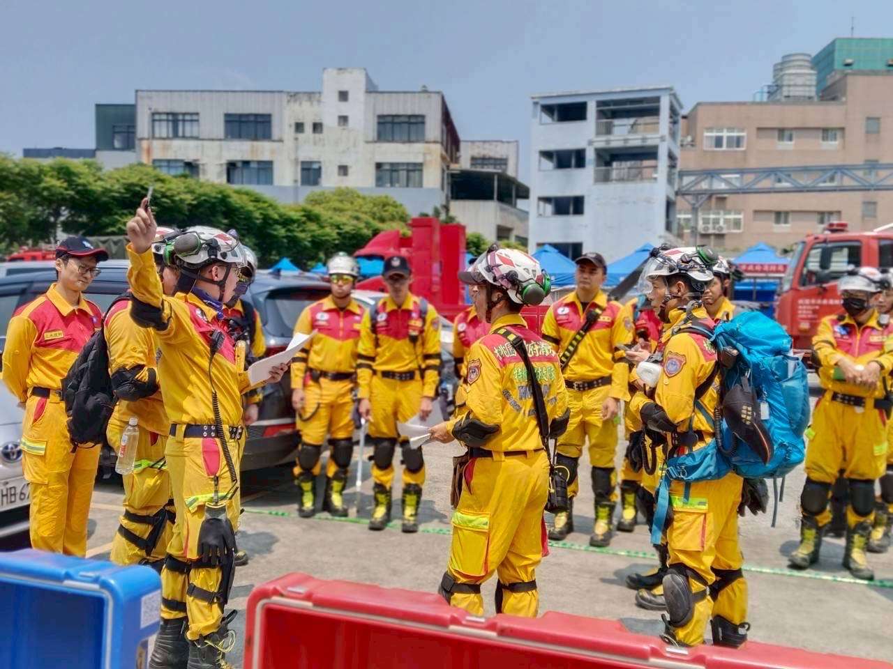 桃園特搜隊輪值國際人道救援 緊急動員集結演練檢視作戰能力 桃園特搜隊輪值國際人道救援 緊急動員集結演練檢視作戰能力