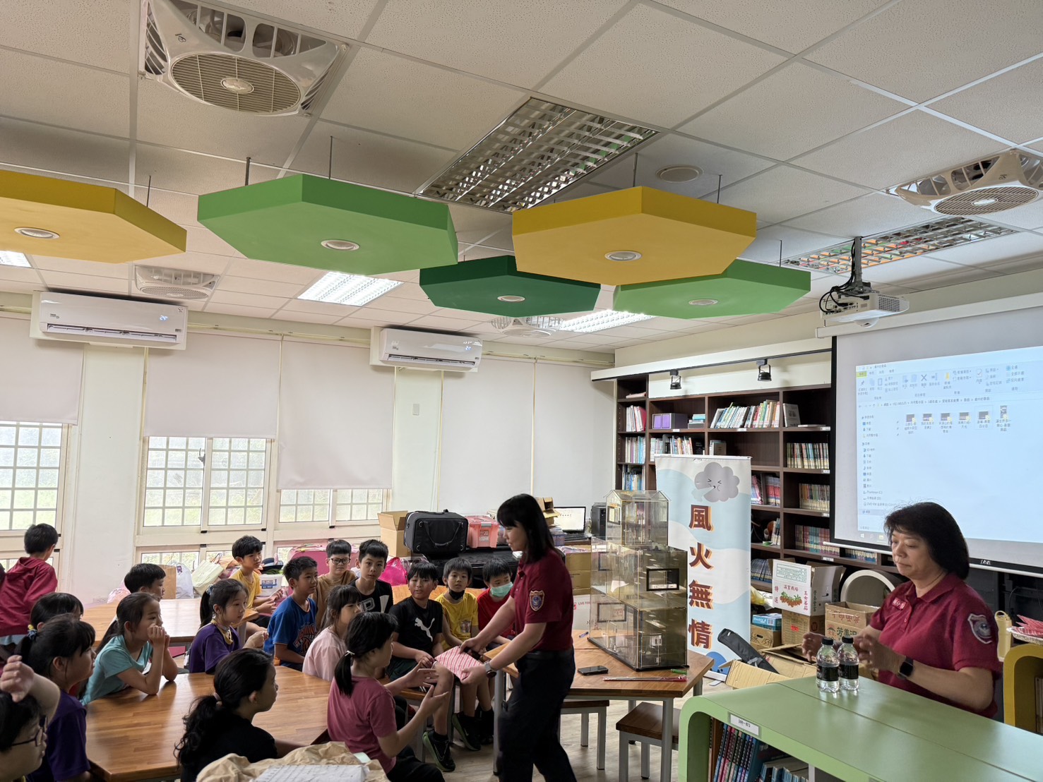 桃消高平分隊打造4大防災關卡 高原國小學童遊戲中學防災 S 57016327 0