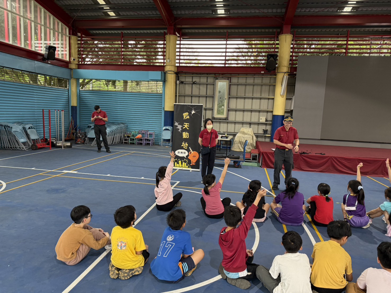 桃消高平分隊打造4大防災關卡 高原國小學童遊戲中學防災 S 57016332 0
