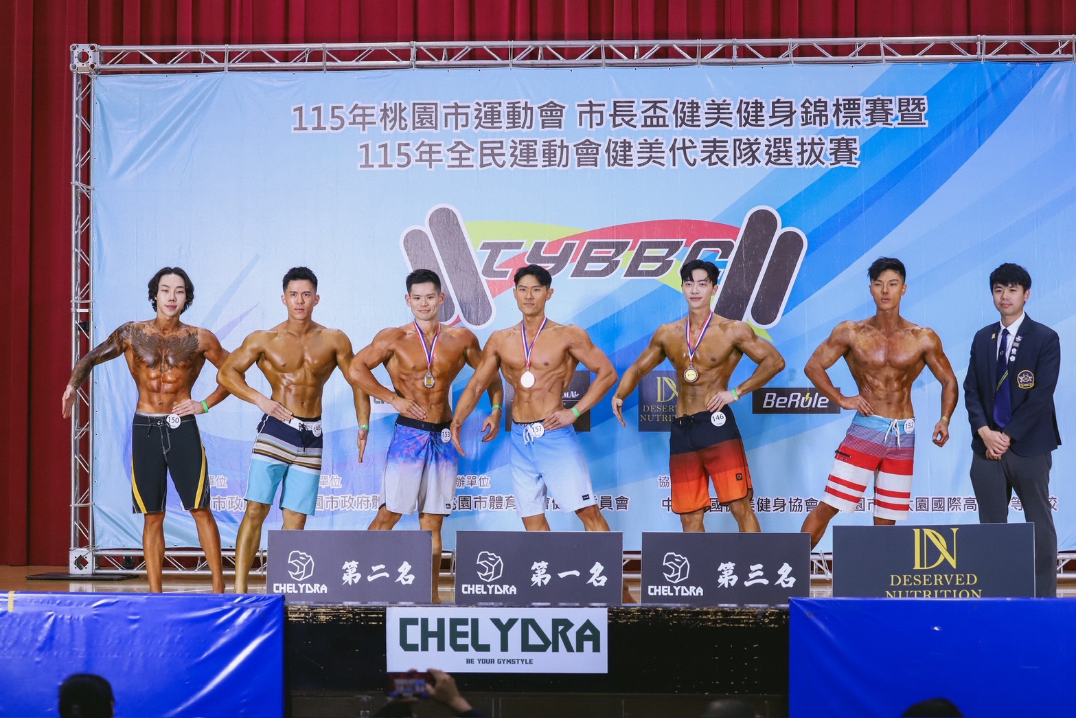 桃園消防員組團出戰市長盃健美賽!徐鵬翔勇奪178公分級金牌 桃園消防員組團出戰市長盃健美賽!徐鵬翔勇奪178公分級金牌