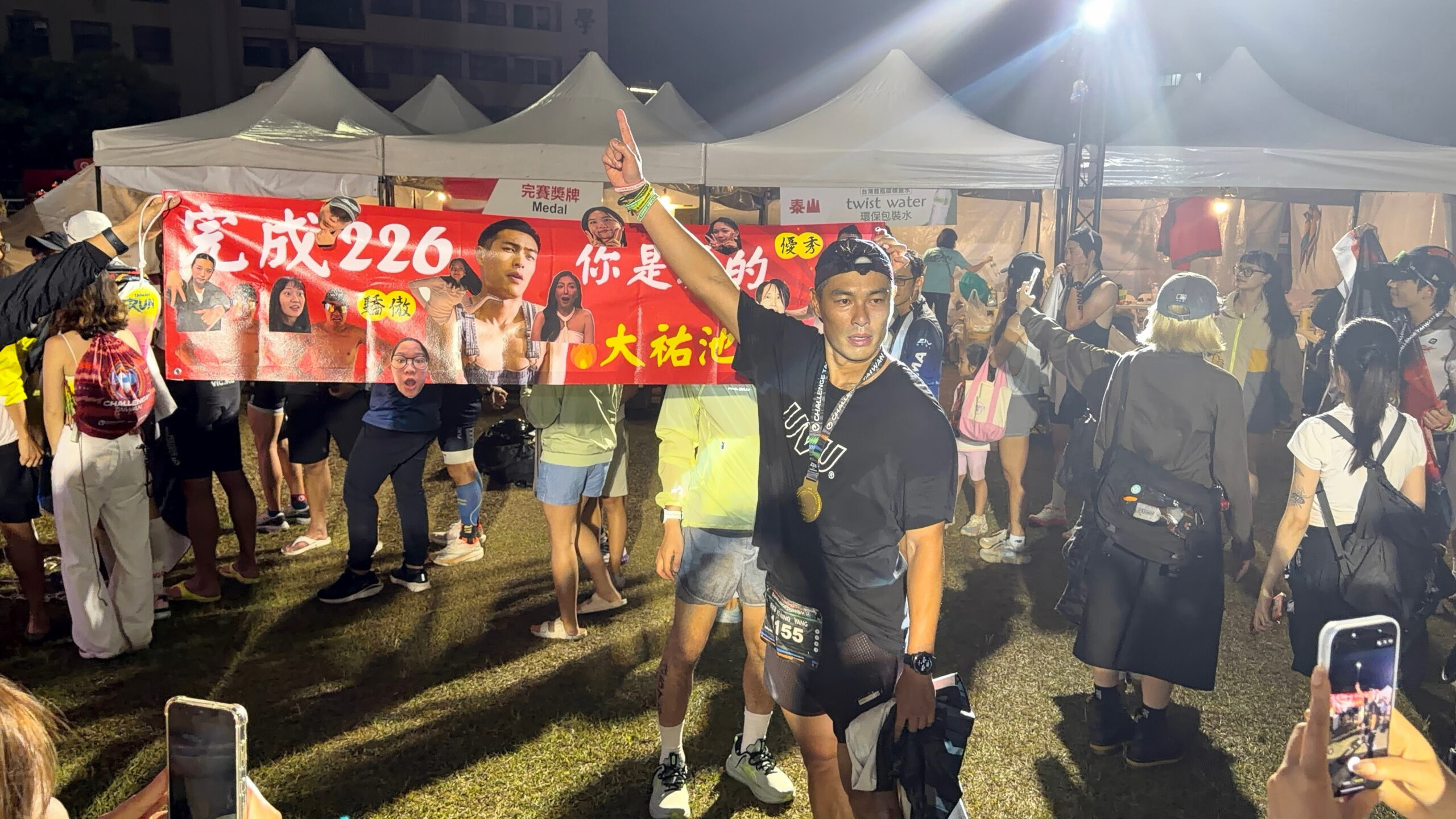 楊祐寧完賽226K鐵人三項 老婆樂喊「不用再半夢半醒送出門」 楊祐寧完賽226K鐵人三項 老婆樂喊「不用再半夢半醒送出門」