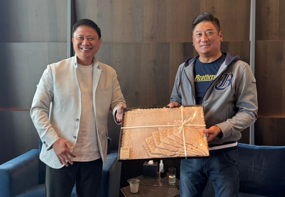 力拚棒球外交!辜仲諒接見菲國體壇要角 續造亞洲大聯盟 力拚棒球外交!辜仲諒接見菲國體壇要角 續造亞洲大聯盟
