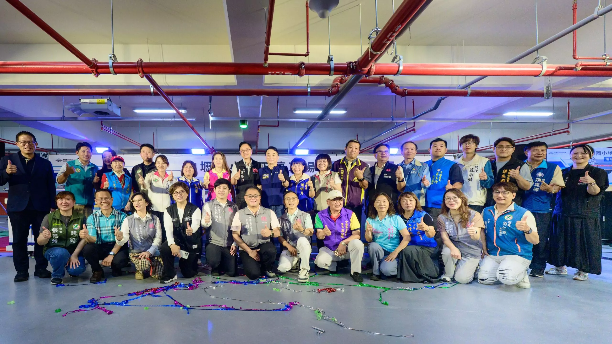 歷經6年興建!中壢國小地下停車場590格汽機車位正式啟用 歷經6年興建!中壢國小地下停車場590格汽機車位正式啟用