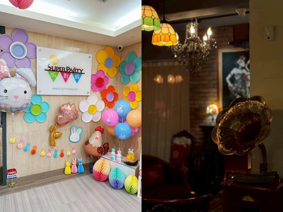 一圖說：左：派對城SuperParty，右：離騷小酒館。（圖／業者提供）