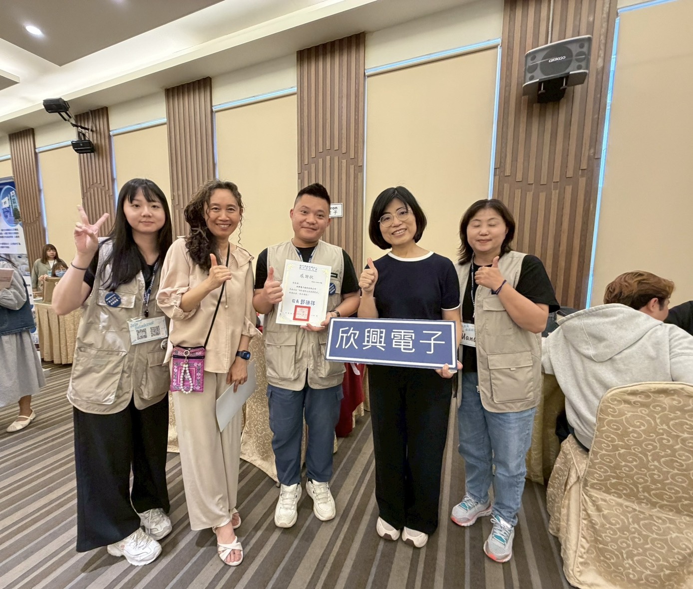 圖說明 健行科大曾曉萍國際長攜手企業支持國際人才發展