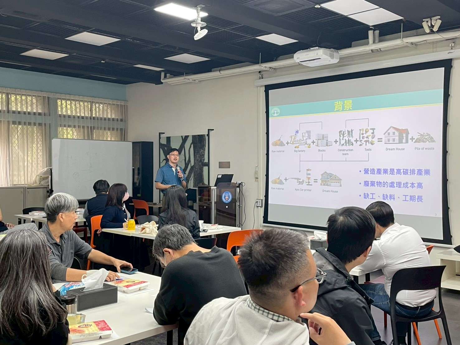 05 中原土木系黃仲偉分享「人工智慧在土木材料與結構分析之應用」課程，展現AI智慧工程