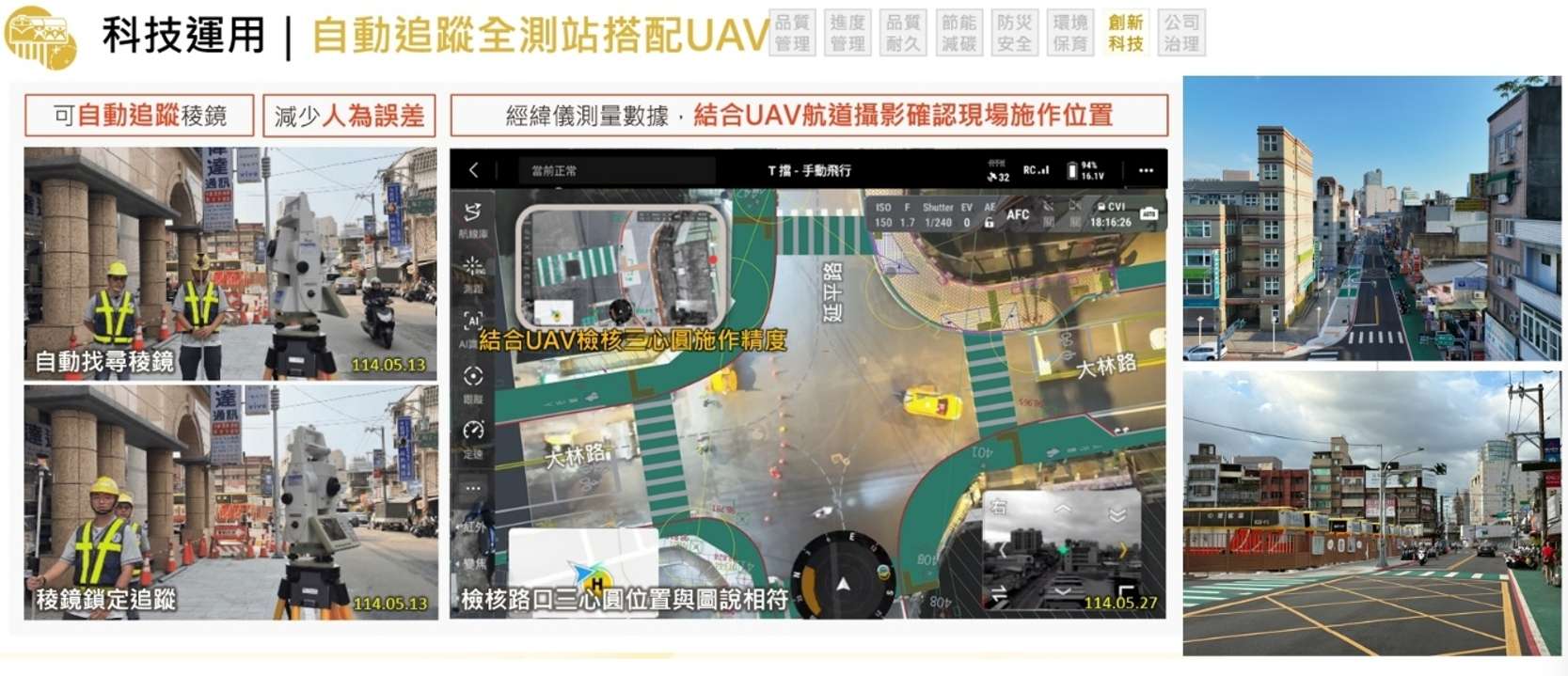 導入AI、自動化技術!桃園工務局落實數位轉型強化施工品質 導入AI、自動化技術!桃園工務局落實數位轉型強化施工品質