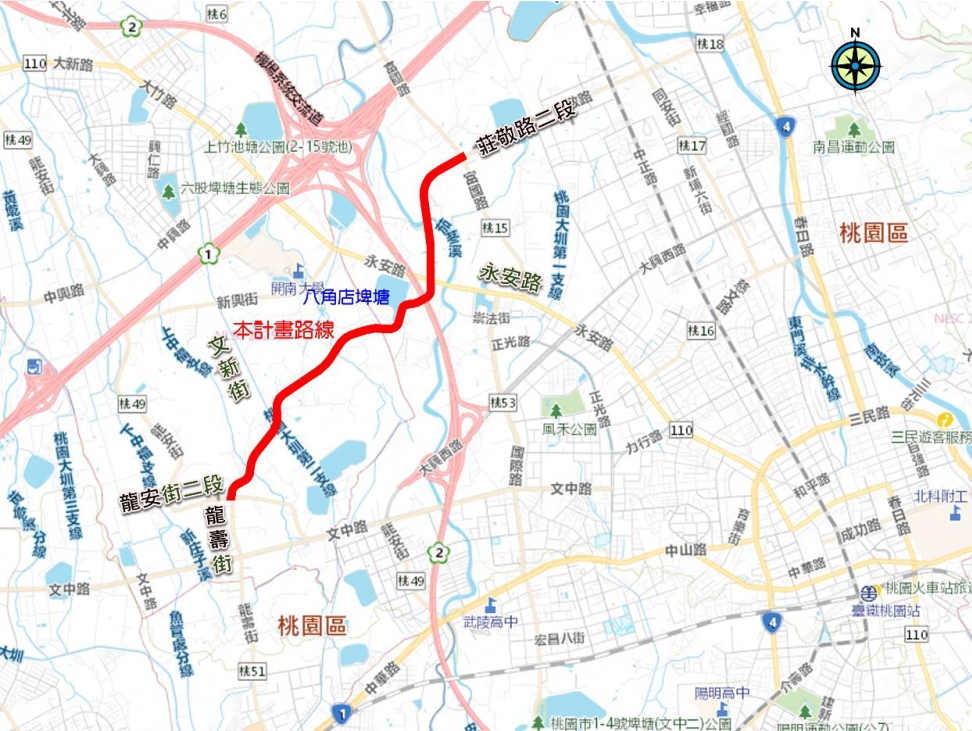 桃園20.7億新闢龍壽街銜接莊敬路二段 規劃詳情曝光 2121
